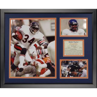 Legends Never Die Chicago Bears   Walter Payton Framed Photo Collage