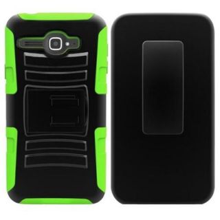 Insten Neon Green Holster Hybrid Stand Case For Alcatel One Touch Sonic LTE