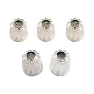 DANCO 5 Piece Handle Kit in Clear for Price Pfister Windsor and Contessa Tub/Shower Faucets 25442