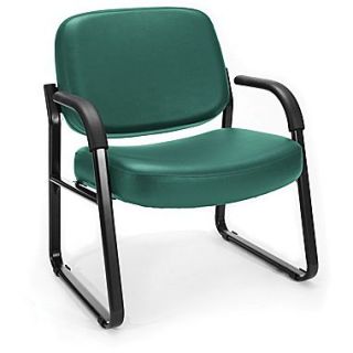 OFM Steel Guest/Reception Chair with Arms, Teal (407 VAM 602)