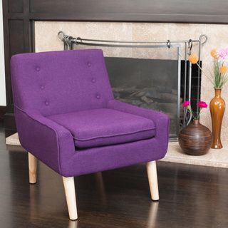 Christopher Knight Home Reese Tufted Fabric Retro Chair  