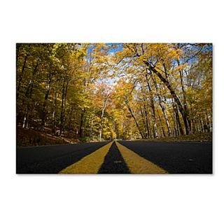 Trademark Fine Art Kurt Shaffer Autumn Along the Valley Parkway  16 x 24 (KS01019 C1624GG)