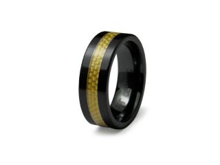 Ceramic Ring with Carbon Fiber Inlay