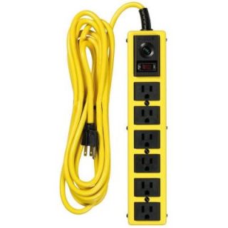 YELLOW JACKET 15 ft. 6 Outlet 1050 Joule Surge Protector 5138N