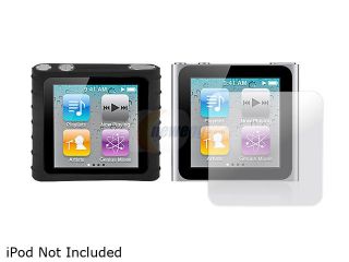 Open Box Mee audio   Sillcone Case and Screen Protector Kit for iPod Nano( 6th Gen)