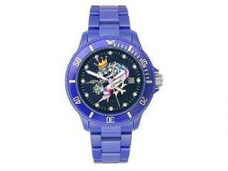 Ed Hardy VIP Crowned Panther Blue Dial Unisex Watch #VPDB