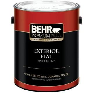 BEHR Premium Plus 1 gal. Deep Base Flat Exterior Paint 430001