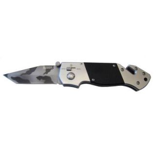 Seber Tanto Camo 4.5 in. Polished Ratcheting Knife RK1575CP