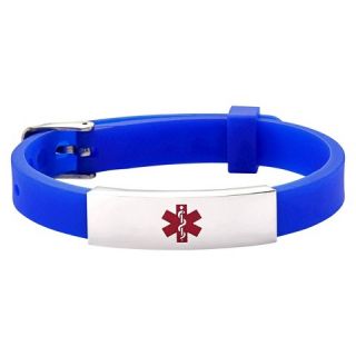 Hope Paige Medical ID Rubber Watch Band Style Adjustable Bracelet