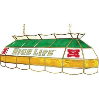 Trademark Miller High Life Billiard Lamp, Stained Glass