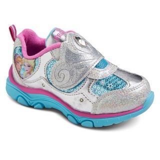 Disney® Toddler Girls Frozen Light Up Sneakers   Blue