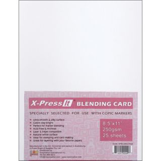 Copic Markers X Press White Blending Cards (Pack of 25)   14052400