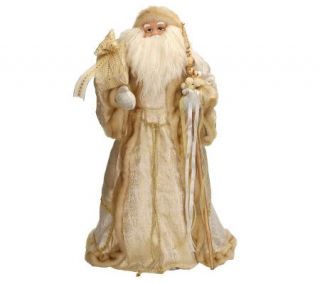 36" Gold/Ivory Santa by Sterling —