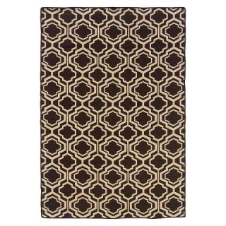 Saloniki Reversible Wool Quatrefoil Flatweave Rug