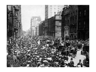 Crowd by a parade, Easter Sunday Parade, Fifth Avenue, Manhattan, New York City, New York, USA Poster Print (18 x 24)