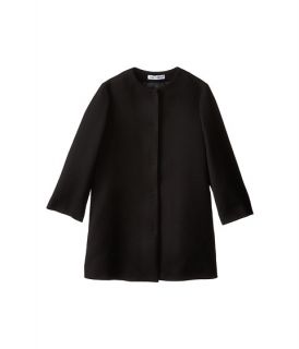 Dolce & Gabbana Kids Double Crepe Coat (Big Kids) Black