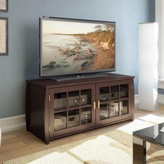 Sonax Washington 48 inch Wood Veneer TV/ Component Bench   15324609
