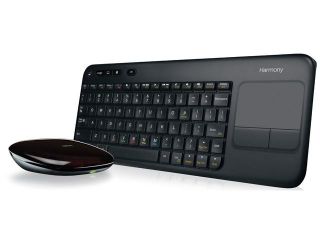LOGITECH HARMONY 915 000225 8 Device Smart Keyboard for Living Room Control (Black)