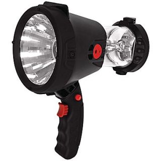 Brinkmann LED Rechargeable Lantern/Spotlight Combo, 180 Lumens, Black