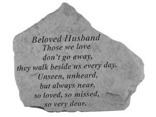 Kay Berry  Inc. 15520 Beloved Husband Those We Love   Memorial   6.875 Inches x 5.5 Inches