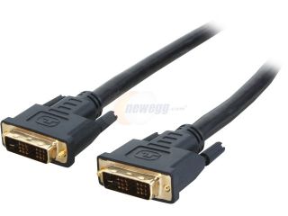 Cables To Go 41235 Black 50 ft. Connector 1: (1) DVI D Single Link Male Connector 2: (1) DVI D Single Link Male M M Pro Series DVI D CL2 Single Link Digital Video Cable