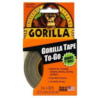 Gorilla Glue 1 in. x 10 yds. Gorilla Tape to Go Duct Tape (6 Pack) 61001
