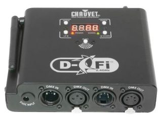 Chauvet D FI 2.4GHZ DMX Transmitter And Reciever   New