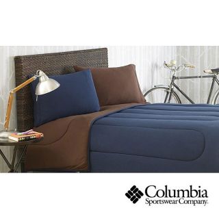 Columbia Jersey Knit Navy Full/ Queen size Comforter Set  
