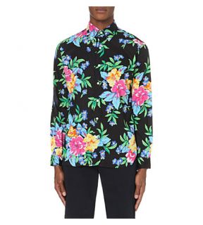 RALPH LAUREN   Floral print cotton poplin shirt