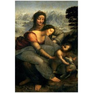 Trademark Fine Art 14 in. x 19 in. Virgin and Child with St. Anne Canvas Art BL0024 C1419GG
