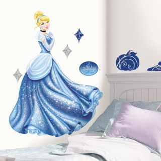 Disney Princess Cinderella Glamour Peel & Stick Giant Wall Decal