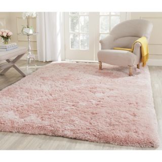Safavieh Hand Tufted Artic Shag Pink Polyester Rug (8 x 10)