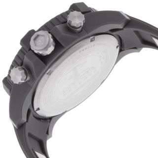 Men's Reserve Chronograph Dark Grey Polyurethane Gunmetal Dial
