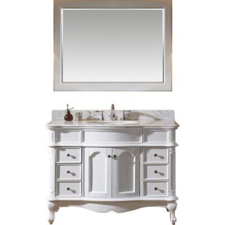 Virtu Norhaven 48 Single Bathroom Vanity Set with Mirror