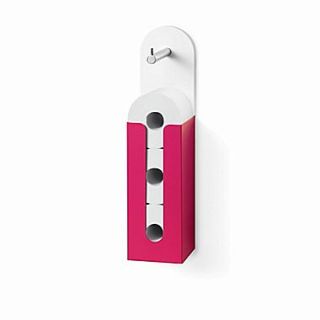 WS Bath Collections Complements Wall Mounted Inmucia Toilet Paper Holder; Fuchsia