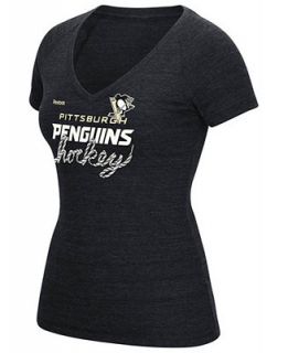 Reebok Womens Pittsburgh Penguins Laced Up T Shirt   Sports Fan Shop