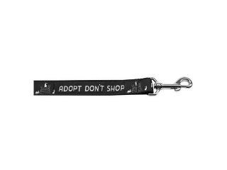 Mirage Pet Products 125 174 1004 Adopt Dont Shop Nylon Dog Leash 4 Foot