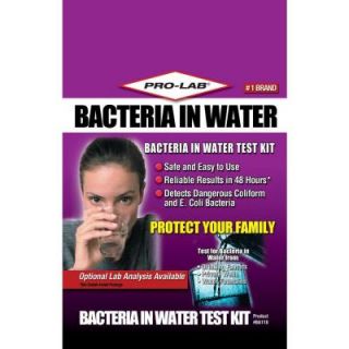Bacteria in Water Test Kit to Detect Dangerous Coliform and E. Coli Bacteria in Your Water BA110
