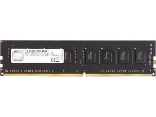 G.SKILL NT Series 4GB 288 Pin DDR4 SDRAM DDR4 2400 (PC4 19200) Intel Z170 Platform / Intel X99 Platform Desktop Memory Model F4 2400C15S 4GNT