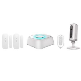 Smanos Wi Fi Alarm System with Wi Fi Camera, Door and Window Sensors and Remote Control W020IP6