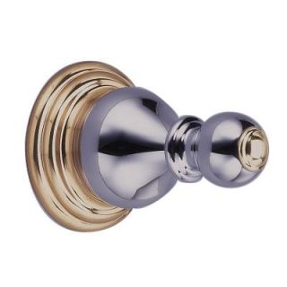 American Standard Prairie Field Single Robe Hook in Chrome with Polished Brass Accents DISCONTINUED 8040.210.228