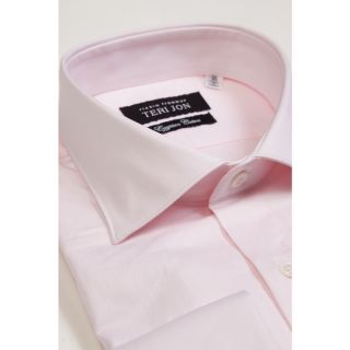 Teri Jon Pour Monsieur Mens Pink Egyptian Cotton Dress Shirt
