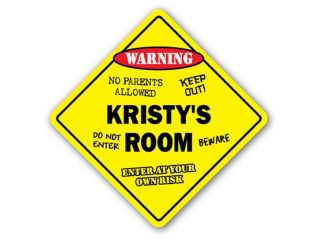 KRISTY'S ROOM SIGN kids bedroom decor door children's name boy girl gift