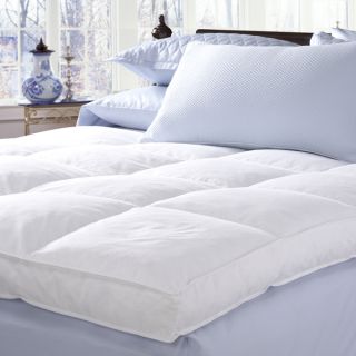 Famous Maker 230 Thread Count White Goose Featherbed   15870587