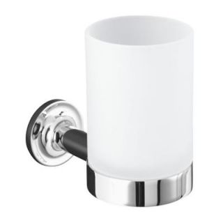 KOHLER Purist Tumbler and Holder in Polished Chrome K 14447 CP