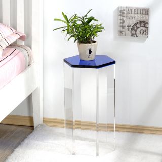 Pure Decor Acrylic Six Sided Accent Table   Shopping   Great