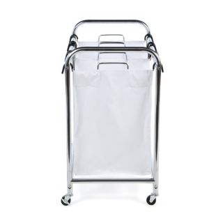 Honey Can Do 3 Section Chrome Plated Heavey Duty Laundry Sorter