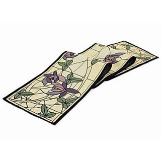 Rennie & Rose Design Group Arts and Crafts Flowers and Vines Table Runner