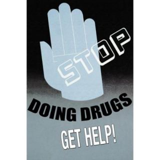 Stop Doing Drugs Print (Unframed Paper Poster Giclee 20x29)