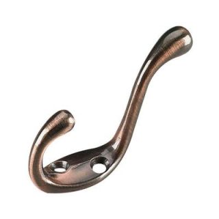 Richelieu Hardware 3 1/2 in. Antique Brushed Copper Heavy Duty Coat Hook 235ACBV